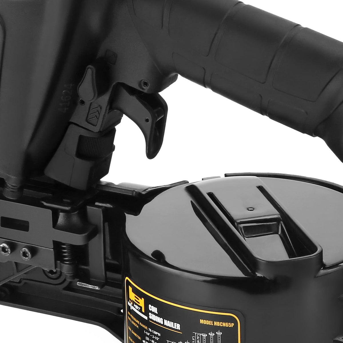 HBT HBCN65P 360° swivel air plug reduces hose twisting on site.