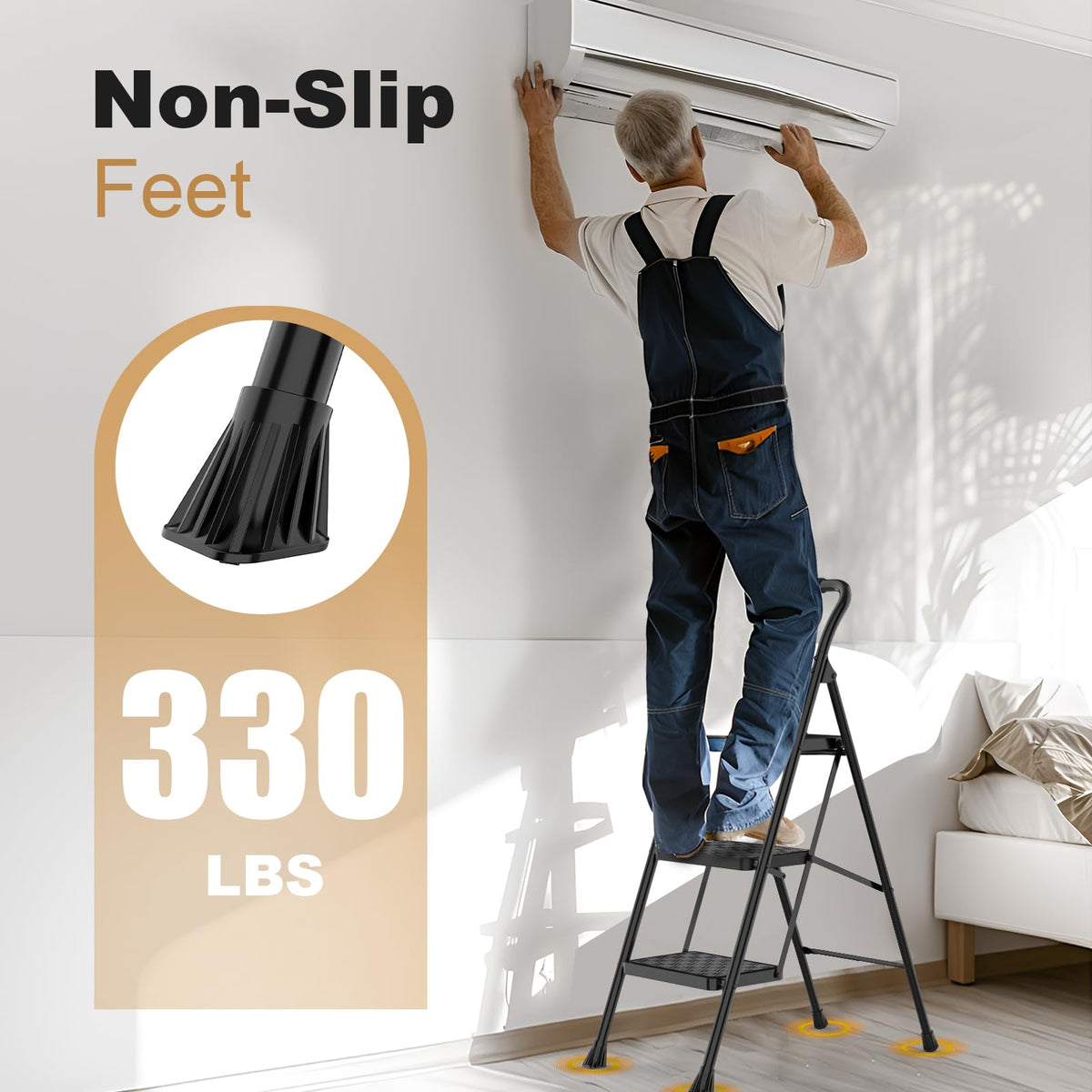 HBTower foldable design saves space when stored.