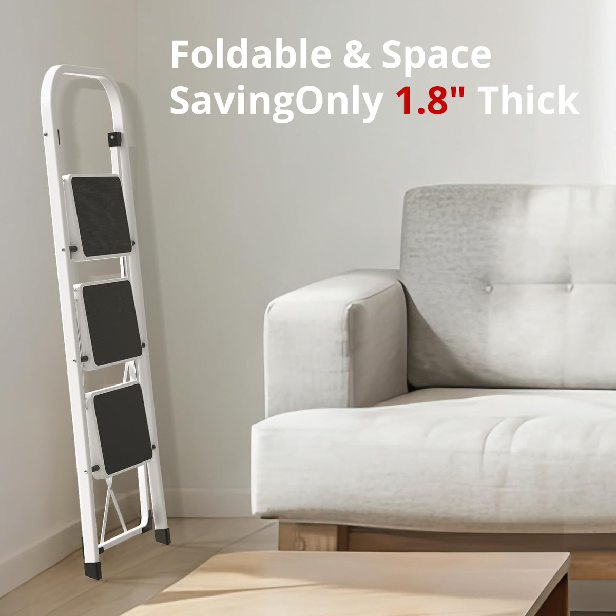 HBTower top safety handrail for added climbing confidence.