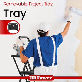 HBTower sturdy steel frame delivers reliable support for everyday chores