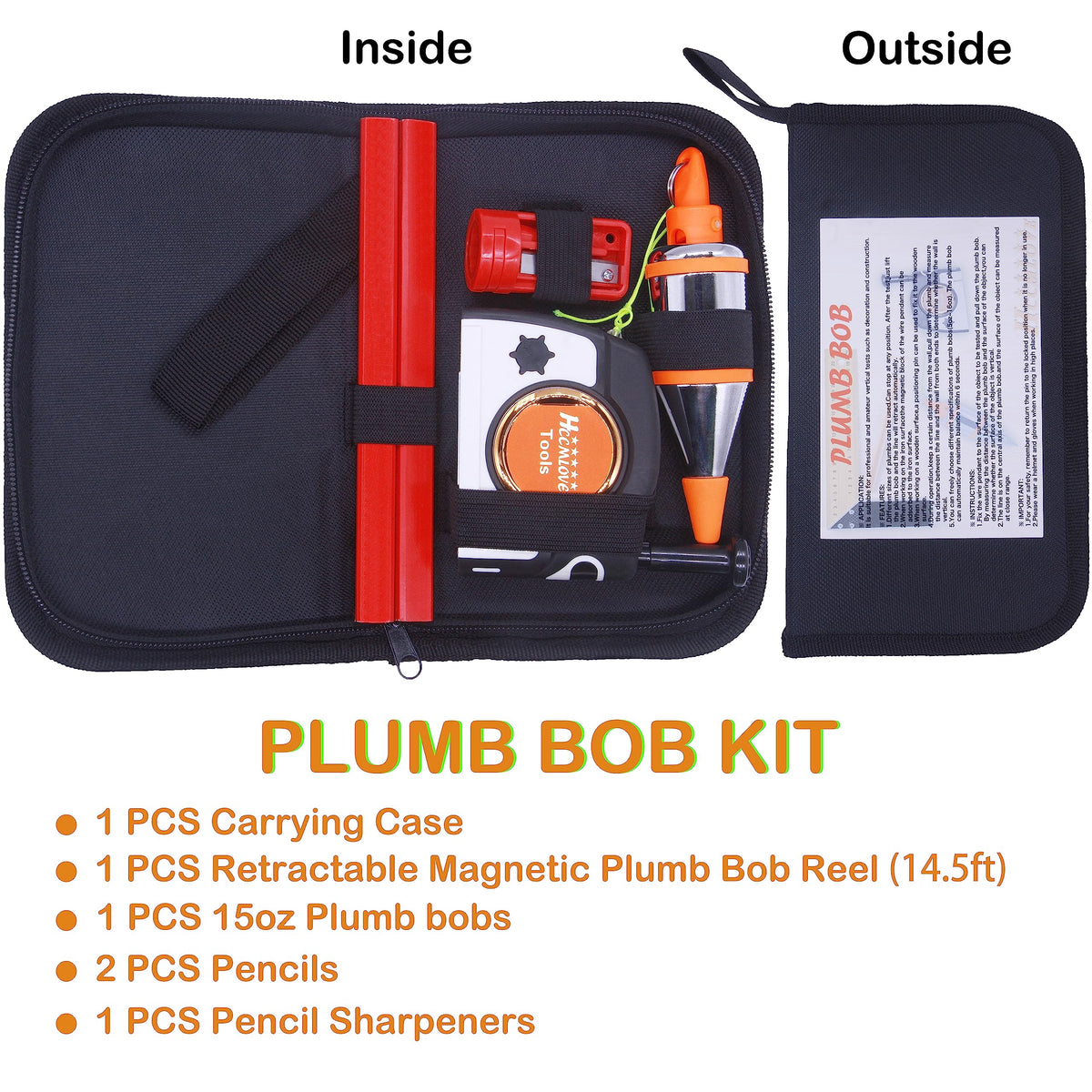 HCCMLOVE line reel with 14.5 ft self-retracting cord supports efficient setup