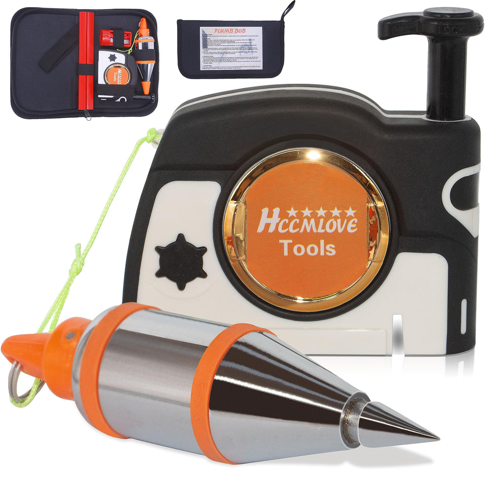 HCCMLOVE magnetic plumb bob with 10.7 oz weight for precise vertical alignment.