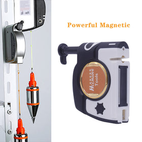 HCCMLOVE retractable line saves time by stabilizing the plumb line smoothly