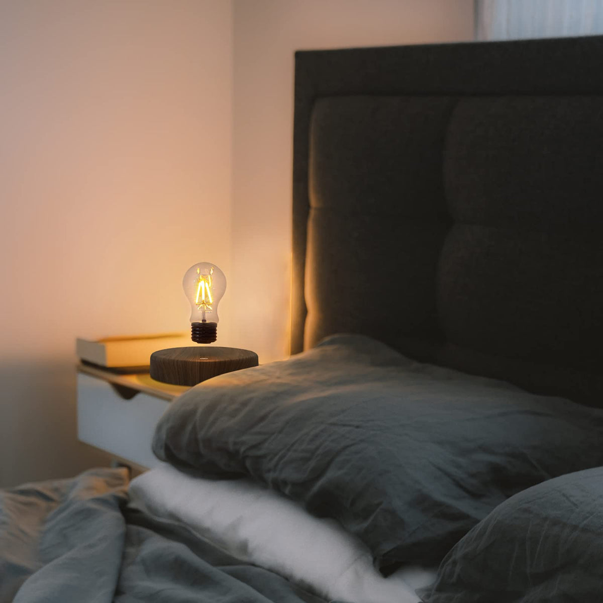 HCNT desk scene in home or office delivering warm ambient light