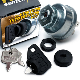 HD Switch OEM upgrade starter ignition key switch in rugged outdoor use.