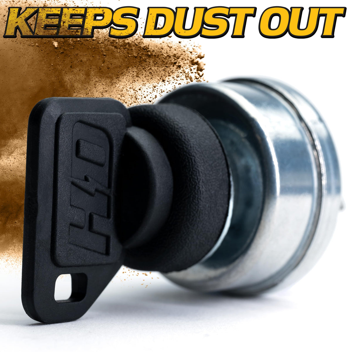 HD Switch rubber grommet and nut seal entry points against moisture.