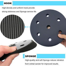 HDongany pad with foam-backed structure adapting to contours