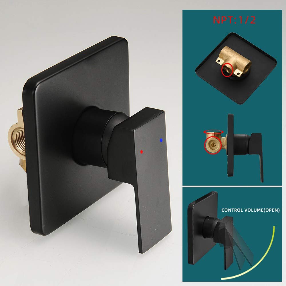 One-half inch NPT thread for easy USA installation