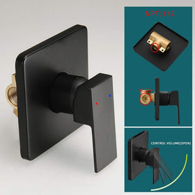 One-half inch NPT thread for easy USA installation