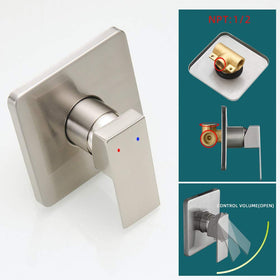 Heable swivel ball for precise shower angle control
