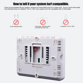 Heagstat H721 dual-power option supports battery or 24Vac wiring for flexible installation