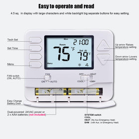 Heagstat H721 temperature control highlights precise +/-1°F accuracy for steady comfort
