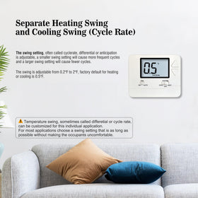 Heagstat precise ±1°F control for consistent comfort