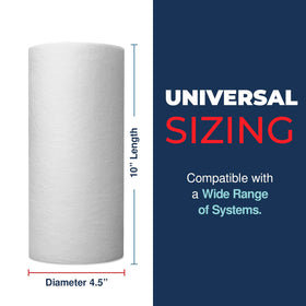 Universal 10x4.5-inch fit shown for broad housing compatibility