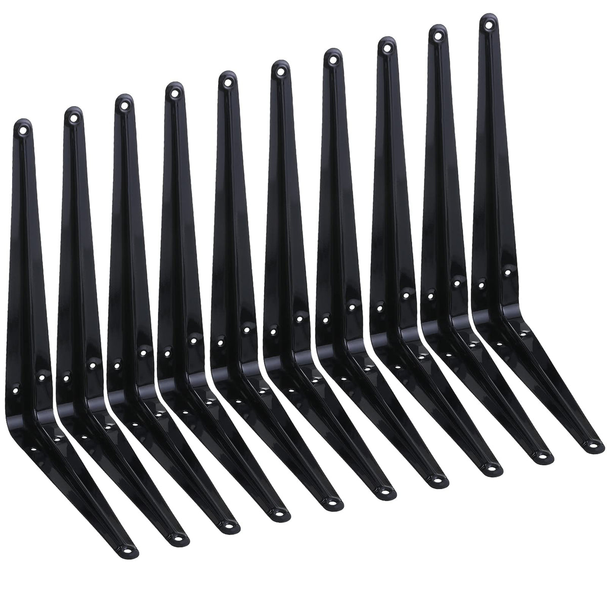 Heart Art 12-inch shelf bracket mounted on wall for sturdy display