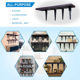 Heart Art bathroom shelf support adding space while resisting moisture