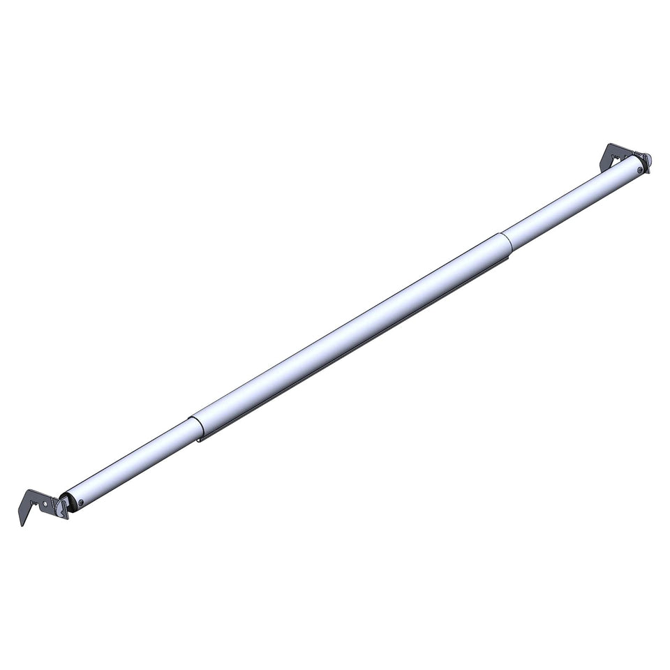 Hecis double-layer crossbar on an 8-10ft stand creates layered backdrops for events.