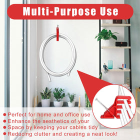 Hedday insulated cable staples handle various cables safely and neatly.