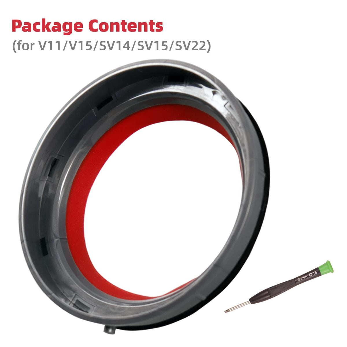 Hedonlee sealing ring kit with Torx screwdriver for quick install