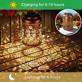 HEGUD garden decor lanterns provide reliable evening light for lawn and patio areas.