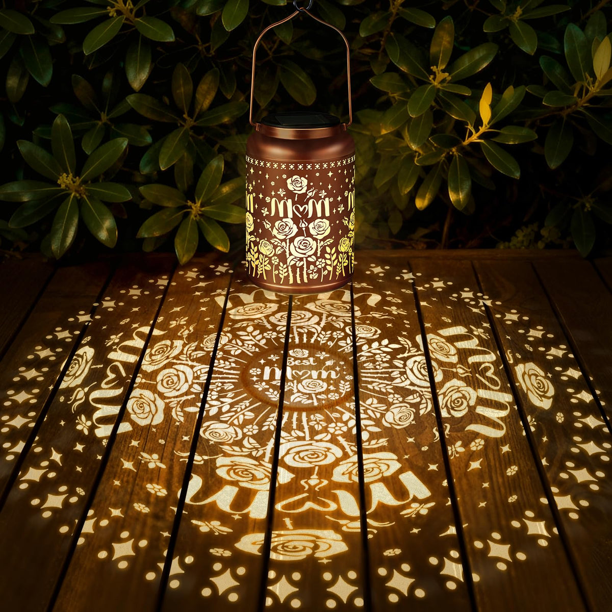 HEGUD outdoor solar garden light delivering gentle illumination along paths and patios.