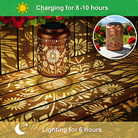 HEGUD outdoor lantern adds warm ambience to patio and garden decor