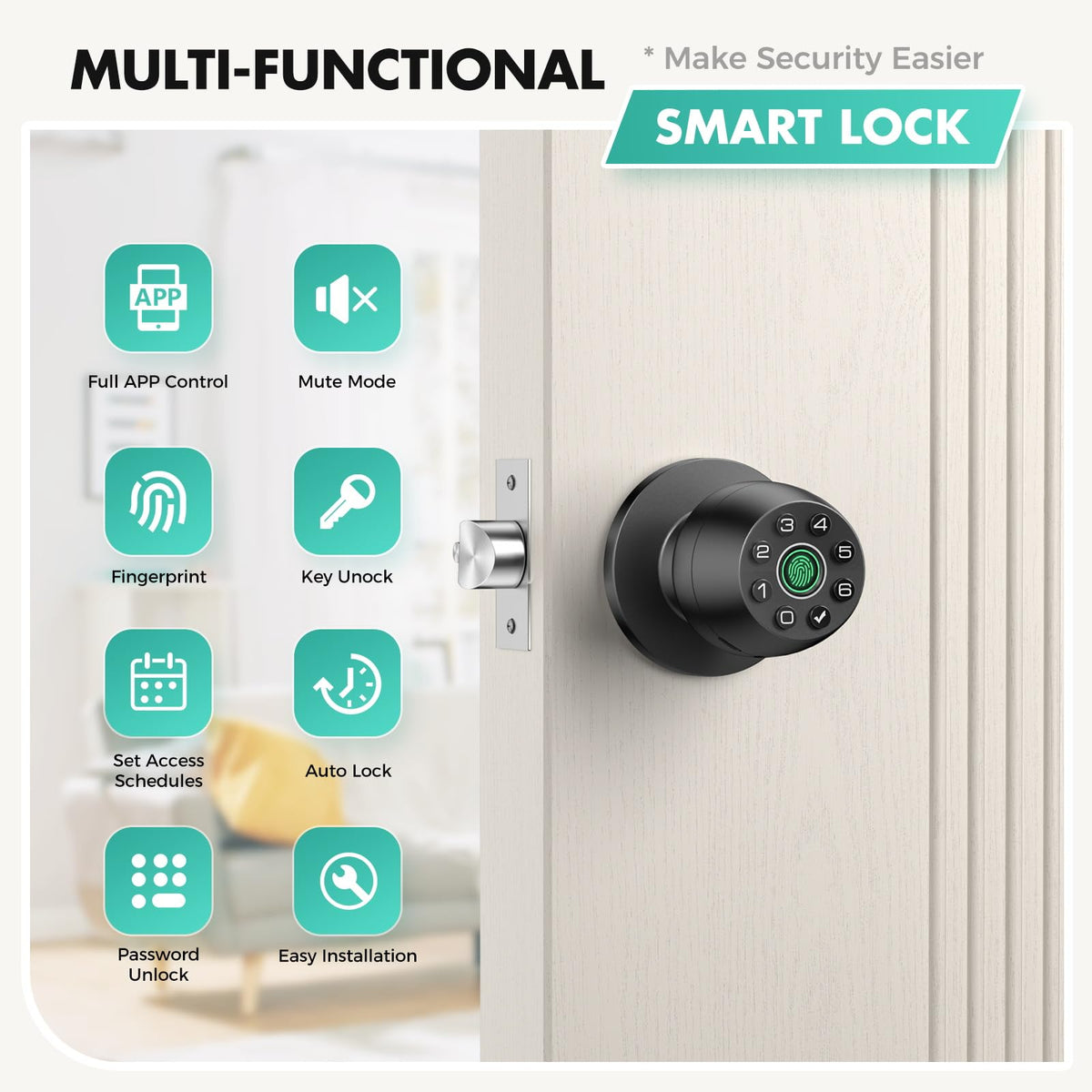 HEI LIANG HL-5 keypad unlock provides password protection at a tap