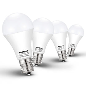 Heifymi E17 bulb front view with warm 3000K light ideal for cozy living spaces
