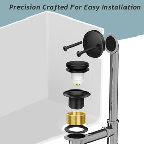 HeiLuon universal-thread drain with fine and coarse options for fit flexibility.