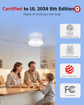 HEIMAN CO detector with Figaro sensor detail for precision