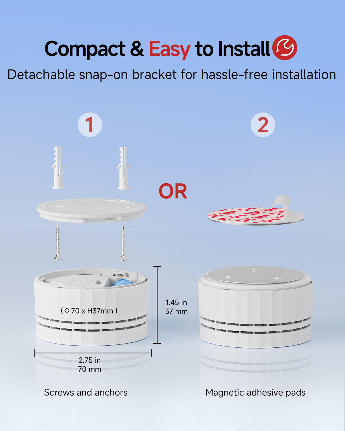 HEIMAN CO detector fire resistant housing withstands heat