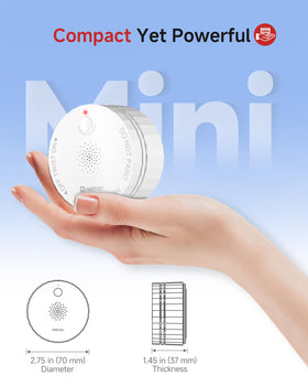 HEIMAN Smoke Detector 85db buzzer delivers clear audible alerts.