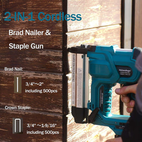 Heimerdinger cordless 2in brad-nailer side view shows compact design