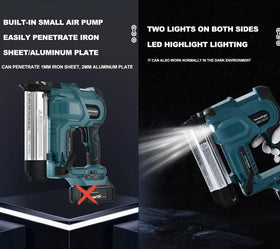 Heimerdinger depth adjustment knob enables precise nail depth control