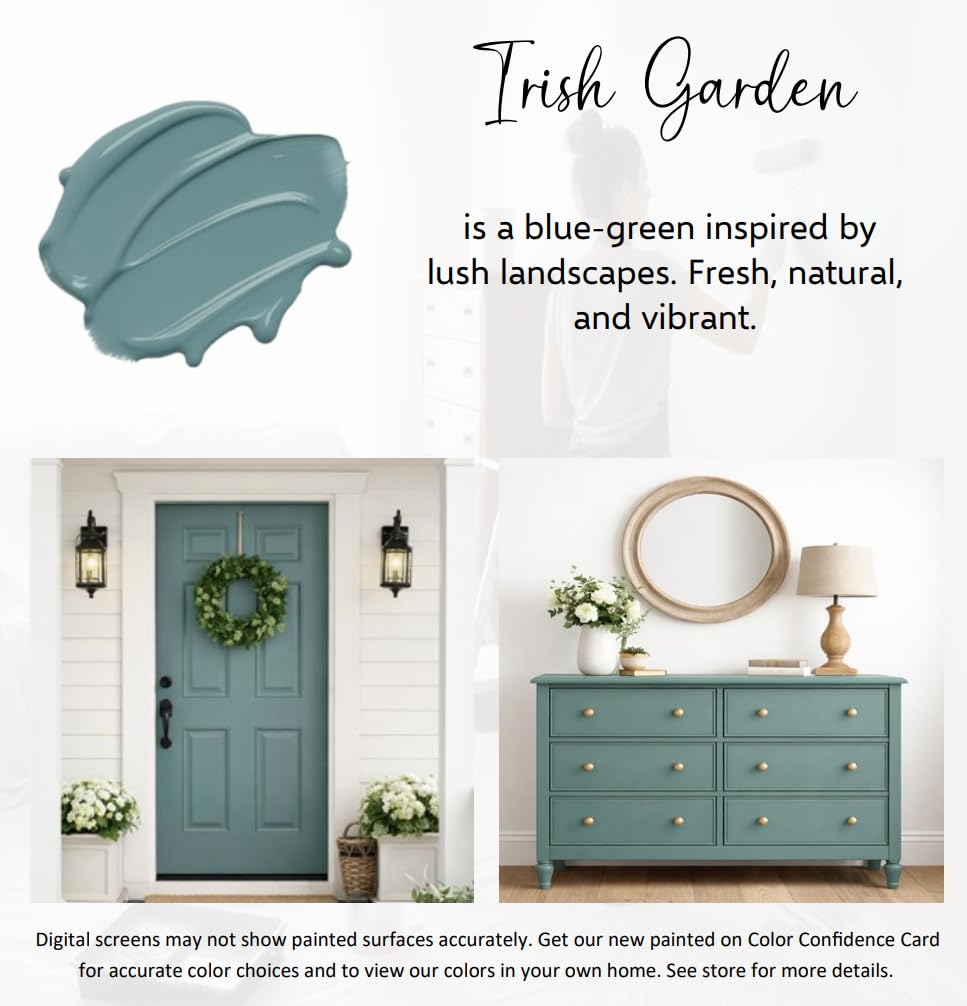 Heirloom Traditions ALL-IN-ONE Color Card helps preview 30 colors under true lighting.
