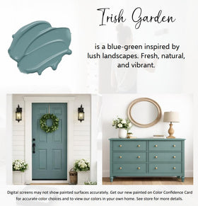 Heirloom Traditions ALL-IN-ONE Color Card helps preview 30 colors under true lighting.