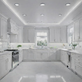 Heirloom Traditions All-In-One Paint cabinets in progress with smooth coverage.