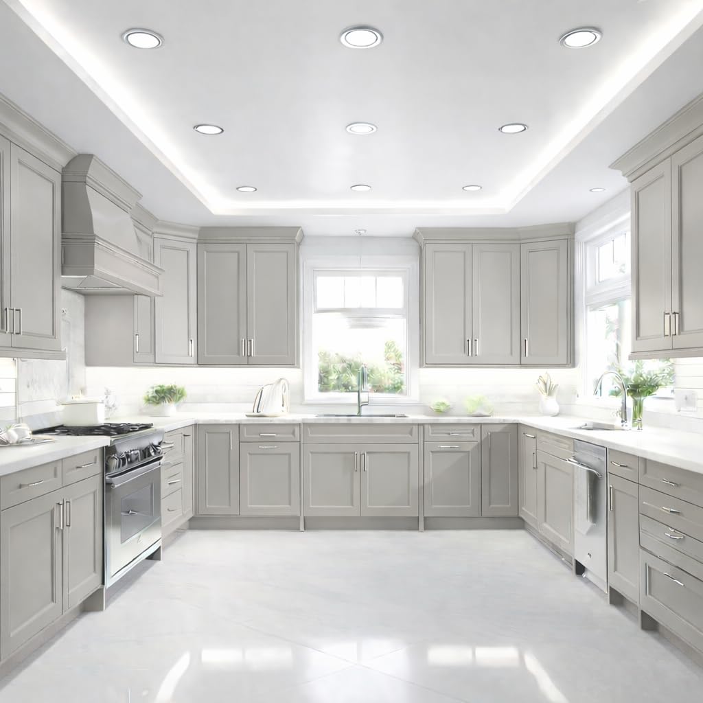 ALL-IN-ONE Paint on cabinet doors for quick, no-sand finish.