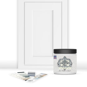 Heirloom Traditions ALL-IN-ONE Paint cashmere bottle shows durable, smooth coverage for quick refinishing.