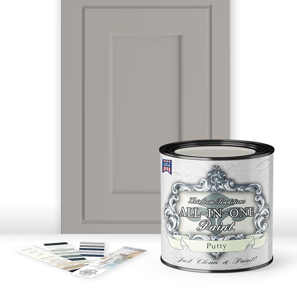 Heirloom Traditions ALL-IN-ONE Paint color card sample shown in lighting.
