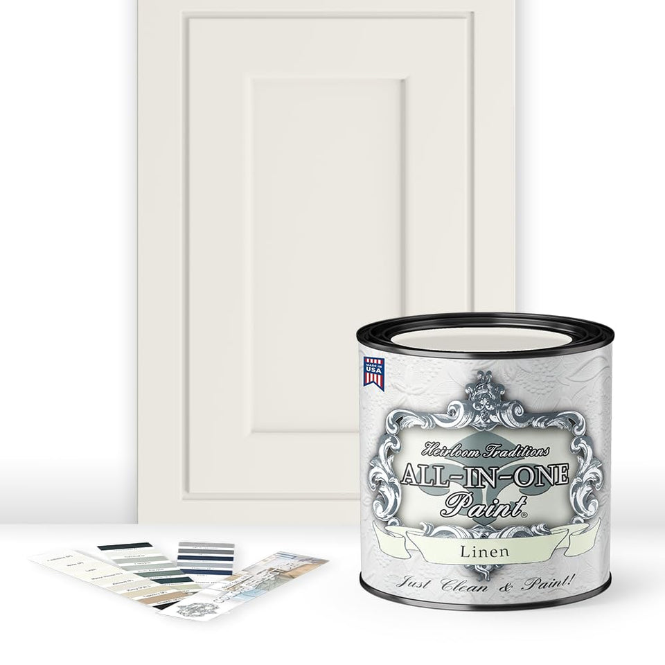 Heirloom Traditions ALL-IN-ONE Paint Linen bottle for quick cabinet refresh