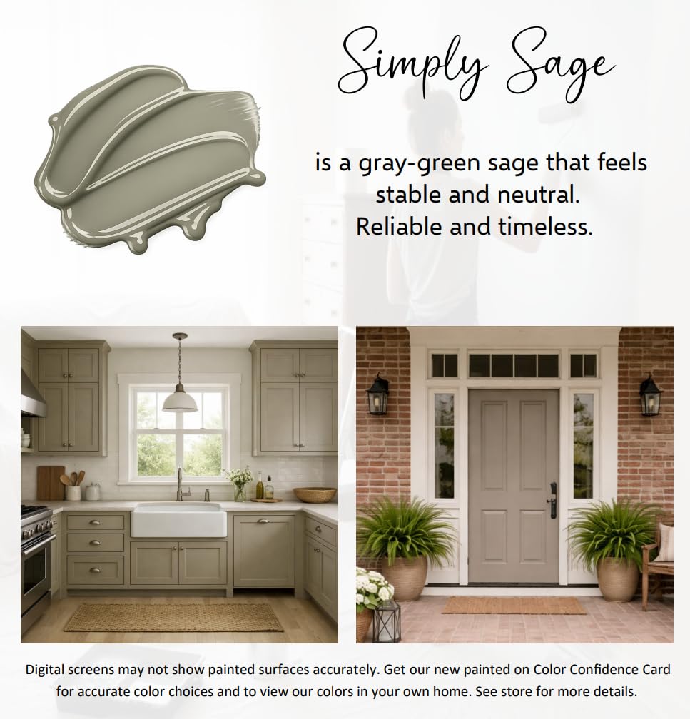 Tool Trio demonstrates easy application on cabinets with Heirloom Traditions paint.