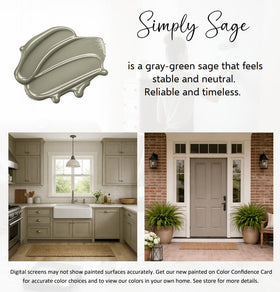 Tool Trio demonstrates easy application on cabinets with Heirloom Traditions paint.