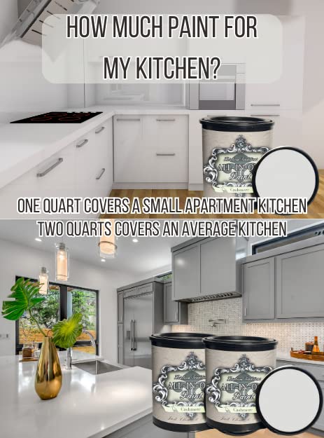 Glazed ceramic tile transformed with minimal prep using ALL-IN-ONE Paint.