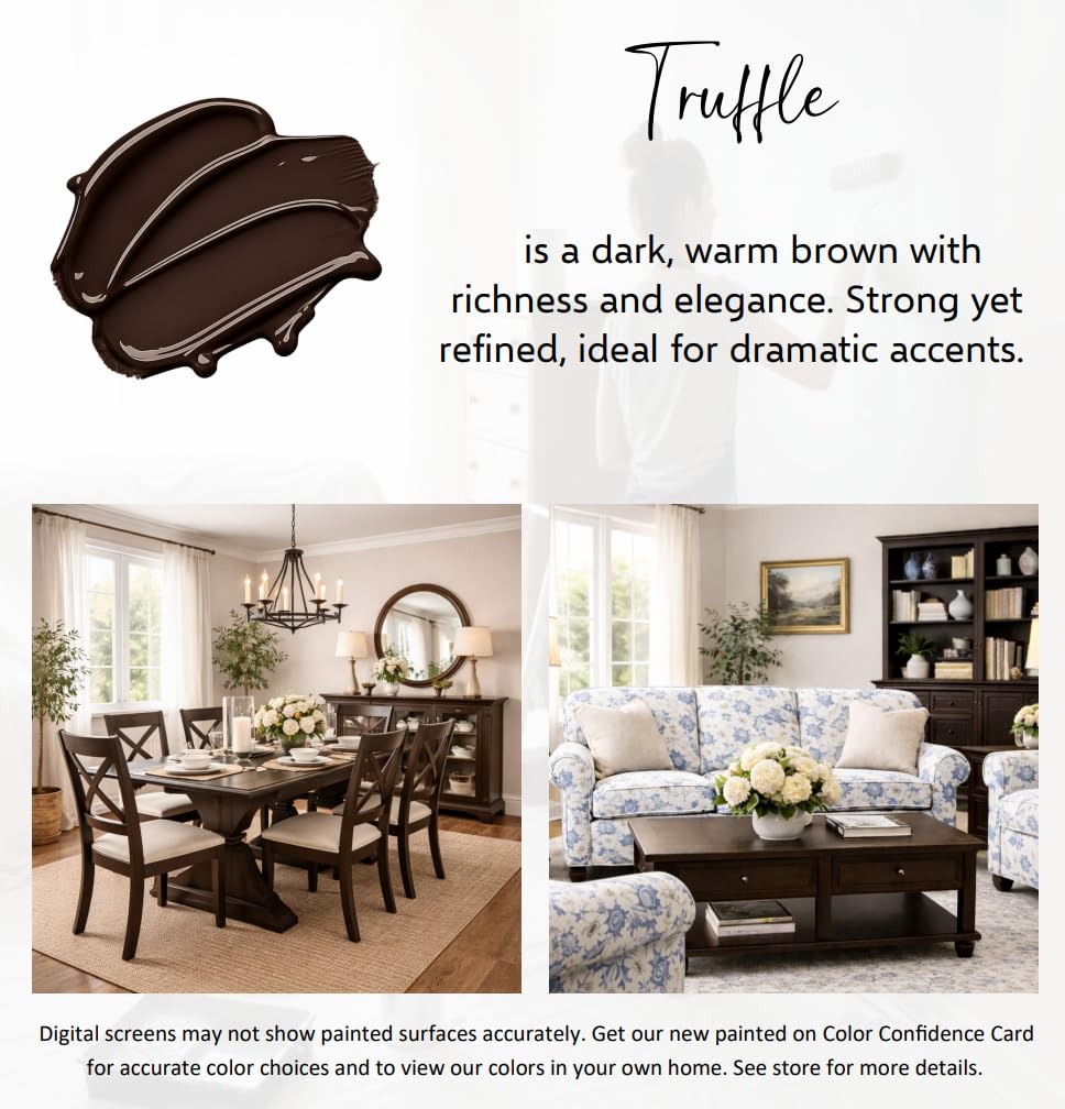 Heirloom Traditions ALL-IN-ONE Paint Truffle cabinet-finish on furniture for durable, low-sheen results