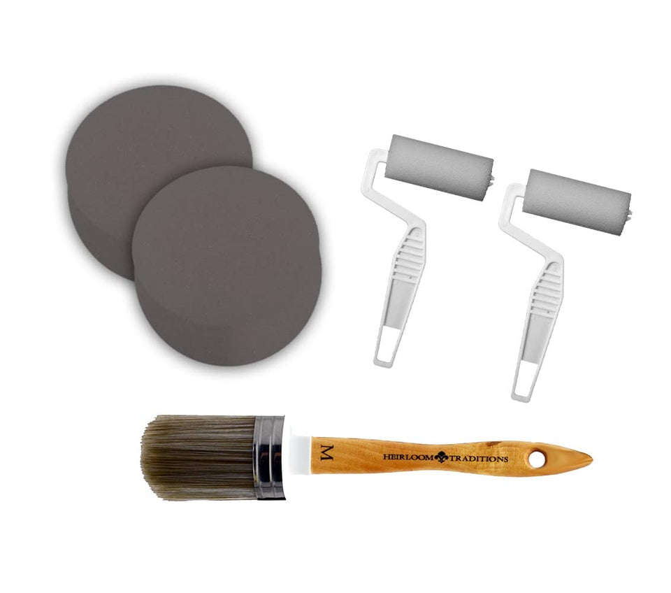Heirloom Traditions Tool Trio Syntec Brush for an even base on all-in-one paint