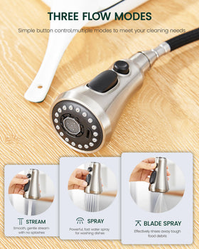 HEISOK 15-adapter assortment arranged for universal faucet compatibility