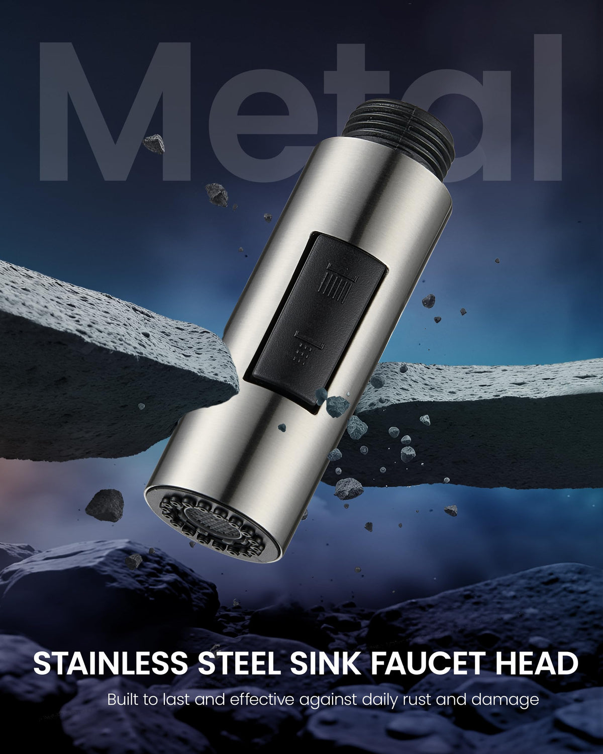HEISOK faucet head two-mode switch for gentle stream and powerful spray