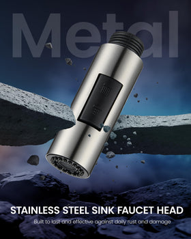 HEISOK faucet head two-mode switch for gentle stream and powerful spray