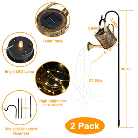 HELESIN weatherproof decor brightens yards year-round with easy solar charging